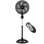 Ventilador de Coluna C/ Controle Remoto 6 Pás Preto