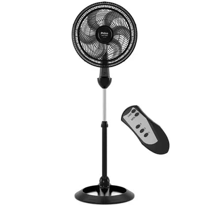 Ventilador de Coluna C/ Controle Remoto 6 Pás Preto
